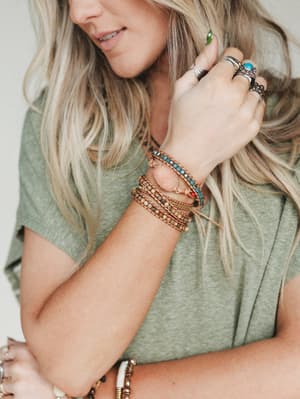 On The Horizon Wrap Bracelet: undefined