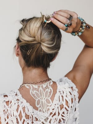 Moonlit Nights Hair Pin - Gold OS / Gold