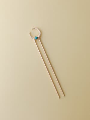 Moonlit Nights Hair Pin - Gold OS / Gold