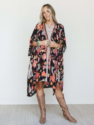 Floral Desert Kimono - San Marino OS / San Marino