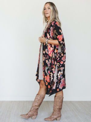 Floral Desert Kimono - San Marino OS / San Marino