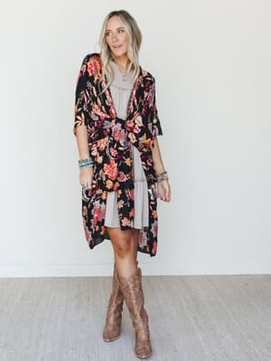Floral Desert Kimono - San Marino OS / San Marino