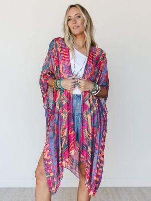 Garden of Color Kimono: undefined