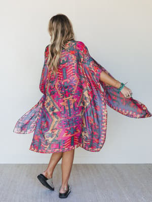 Garden of Color Kimono - Valencia OS / Valencia