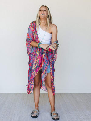 Garden of Color Kimono - Valencia OS / Valencia