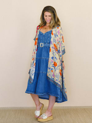 Soft Petals Kimono - Phyllis OS / Phyllis