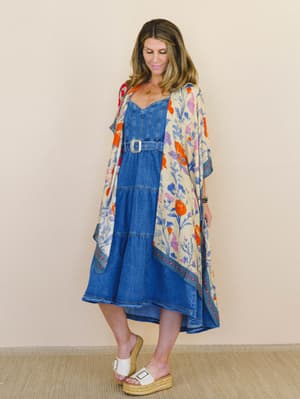 Soft Petals Kimono - Phyllis OS / Phyllis