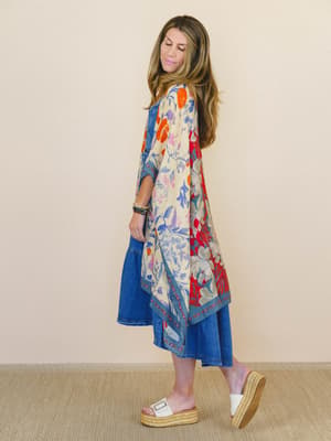 Soft Petals Kimono - Phyllis OS / Phyllis