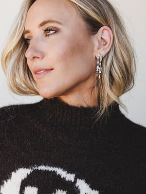 Magic Hour Earrings: Gold
