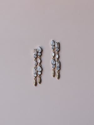 Magic Hour Earrings: Gold
