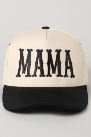mama-baseball-hat-black/Black