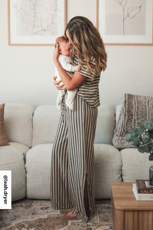 the-nest-ibiza-breeze-striped-top-taupe-black/Taupe