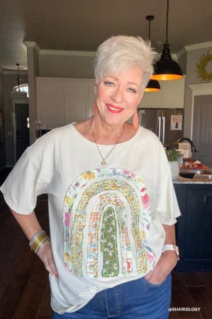 Arch Of Dreams Patchwork Top: undefined