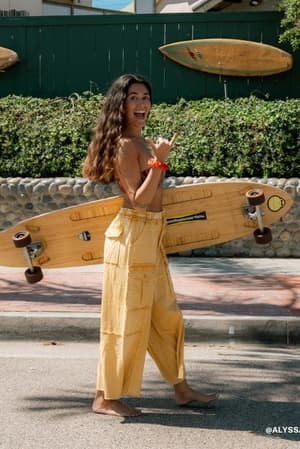 Game On Cargo Wide Leg Pant: undefined
