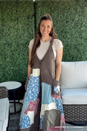 Garden Drift Wide Leg Jumpsuit: undefined