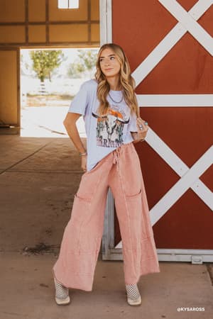 Lucky One Wide Leg Pant: undefined