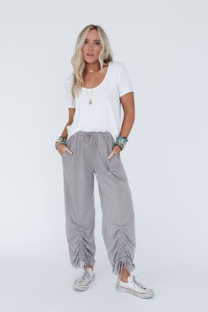 solie-cinched-pants-brown/Taupe