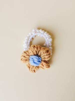 Flowers In Your Hair Scrunchie: undefined