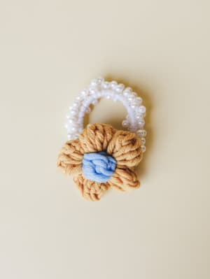 Flowers In Your Hair Scrunchie: undefined
