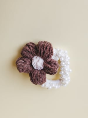 flowers-in-your-hair-scrunchie-mocha/Mocha