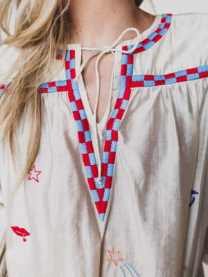 Spring is Here Blouse - Ivory L / Ivory