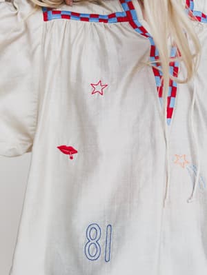 Spring is Here Blouse - Ivory L / Ivory