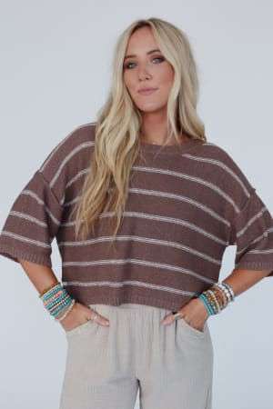 coastal-stripe-top-mocha/Mocha