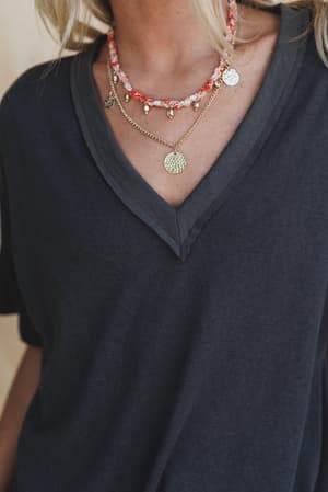 tash-v-neck-tee-charcoal/Gray