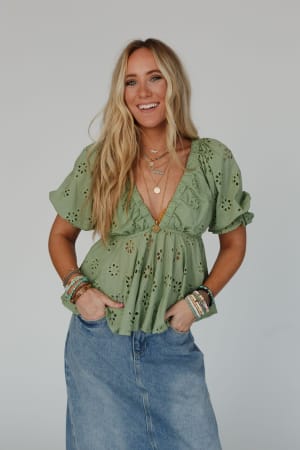 let-love-embroidered-top-sage/Sage