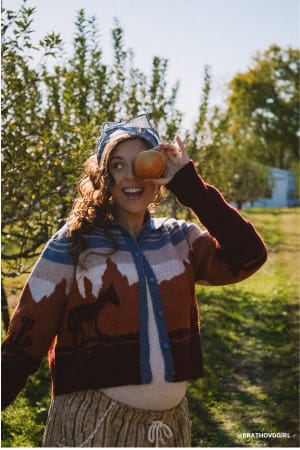 Sierra Sunset Sweater Cardigan: undefined