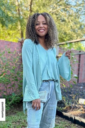 Golden Hour Long Bell Sleeve Top: undefined