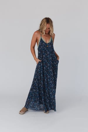 Navy Floral