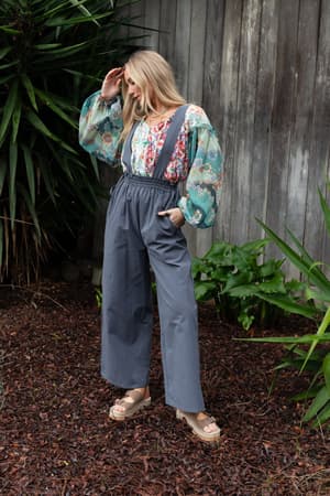 Garland Wide Leg Jumpsuit: undefined