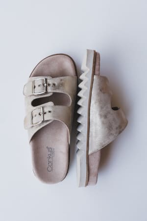 Bungalow Buckle Sandals: undefined