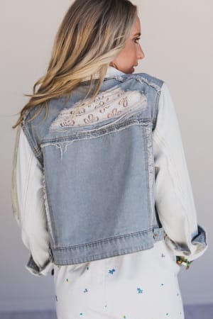 Pure Vibe Denim Jacket: undefined