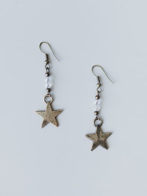 Macey Star Earrings - Gold OS / Gold