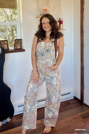 Vintage Boho Denim Overalls: undefined