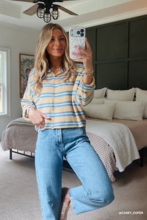 Birdie Button Down Cardigan: undefined