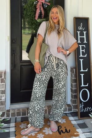 Effortless Edge Wide Leg Jogger Pants: undefined