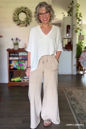 Relaxing Robin Wide Leg Pant: undefined