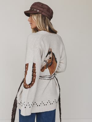 Retrofolk Cardigan: undefined