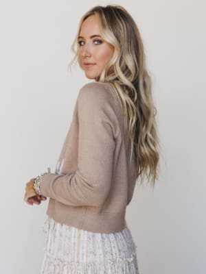 Western Mood Cardigan - Mocha L / Mocha