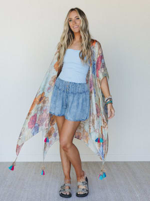 Color Dream Kimono - Blooming Field OS / Blooming Field