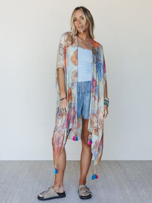 Color Dream Kimono - Blooming Field OS / Blooming Field
