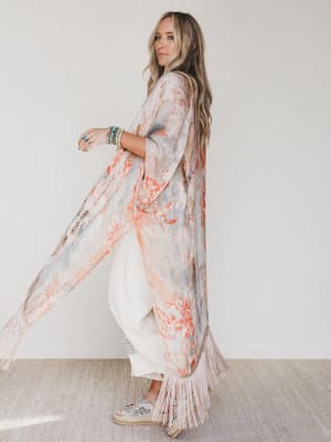 Watercolor Kimono - Nottingham OS / Nottingham