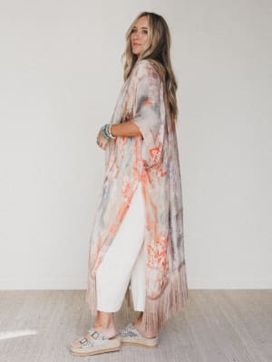 Watercolor Kimono - Nottingham OS / Nottingham