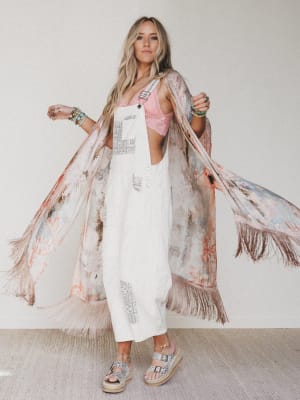 Watercolor Kimono - Nottingham OS / Nottingham