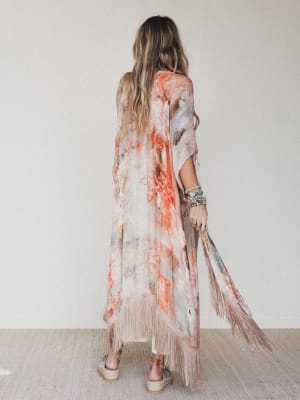 Watercolor Kimono - Nottingham OS / Nottingham