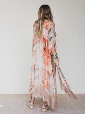 Watercolor Kimono - Nottingham OS / Nottingham