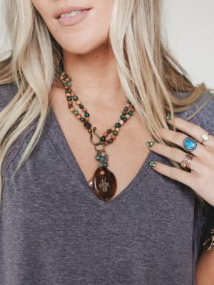 Gizelle Necklace - Autumn OS / Autumn